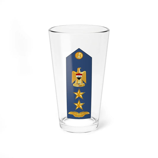 IRQAF Aqid Col (Iraq) (Military Rank) Pint Glass 16oz 16oz - Go Mug Yourself