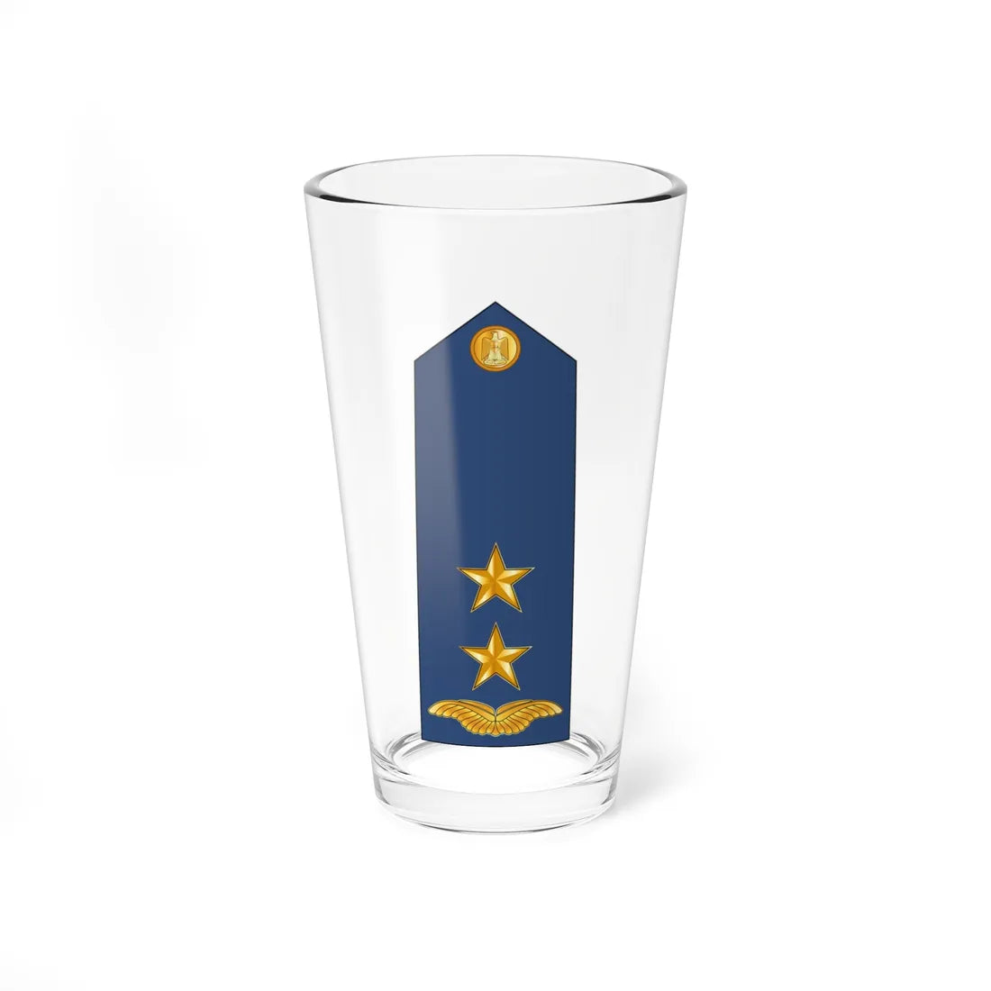 IRQAF Mulazim Awwal 1stLt (Iraq) (Military Rank) Pint Glass 16oz 16oz - Go Mug Yourself