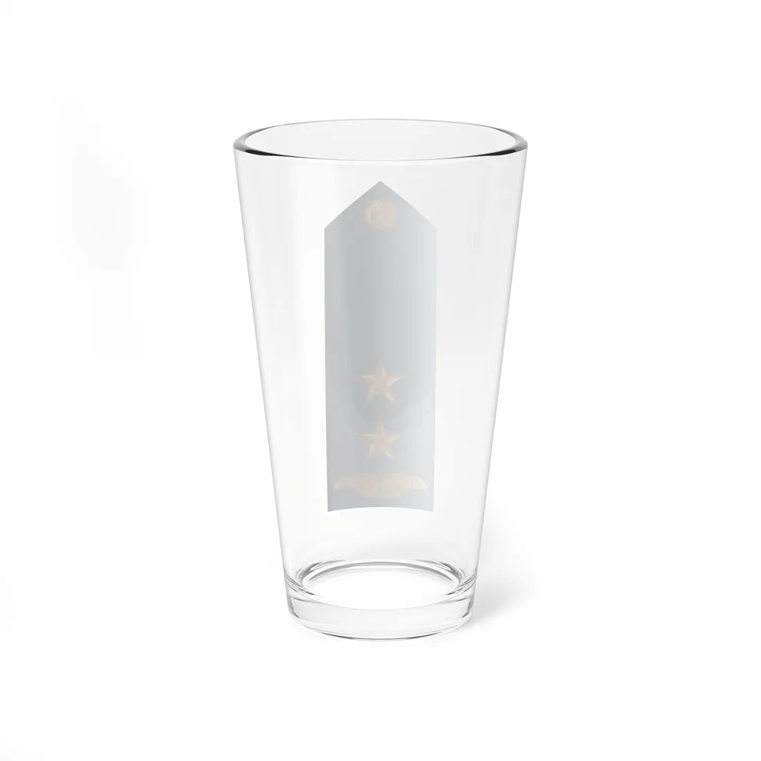 IRQAF Mulazim Awwal 1stLt (Iraq) (Military Rank) Pint Glass 16oz - Go Mug Yourself