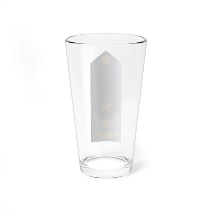IRQAF Mulazim Awwal 1stLt (Iraq) (Military Rank) Pint Glass 16oz - Go Mug Yourself