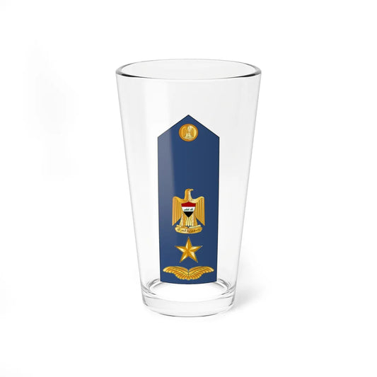 IRQAF Muqaddam LtC (Iraq) (Military Rank) Pint Glass 16oz 16oz - Go Mug Yourself