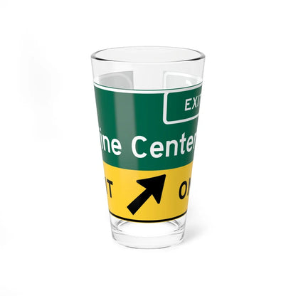 Irvine Center Drive (California) (Road Sign) Pint Glass 16oz 16oz - Go Mug Yourself