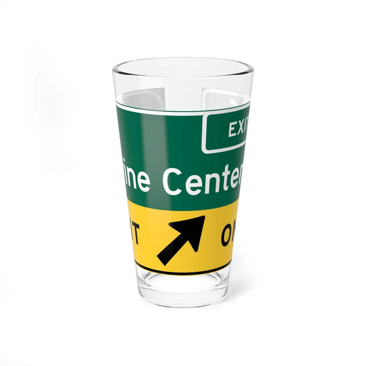 Irvine Center Drive (California) (Road Sign) Pint Glass 16oz 16oz - Go Mug Yourself