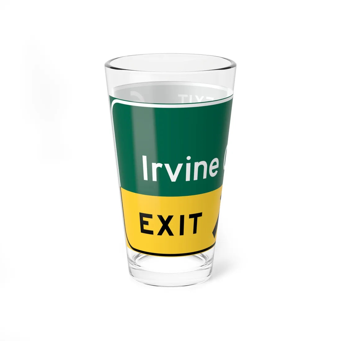 Irvine Center Drive (California) (Road Sign) Pint Glass 16oz - Go Mug Yourself