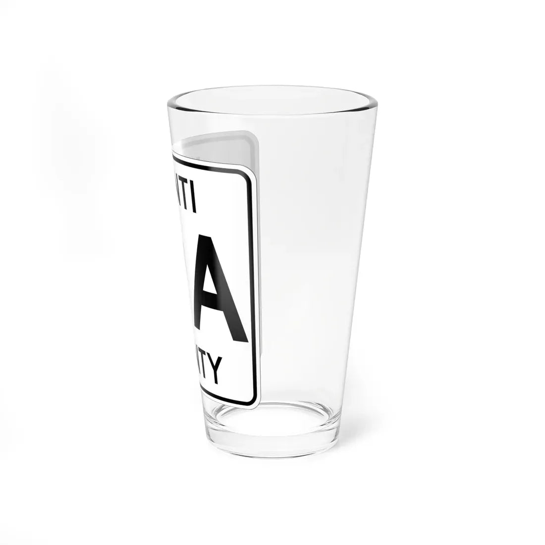 Isanti County 19A MN (Minnesota) (Road Sign) Pint Glass 16oz - Go Mug Yourself