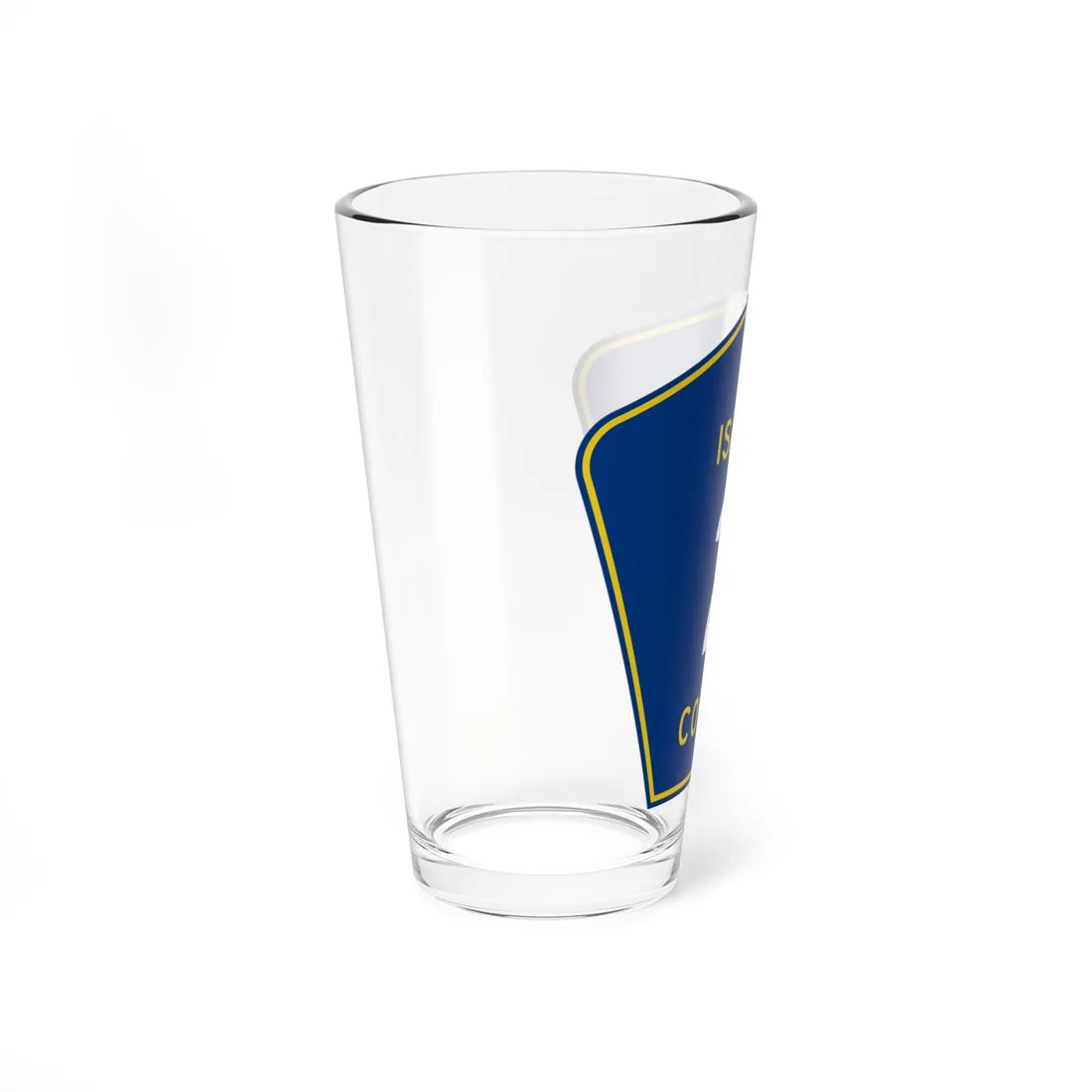 Isanti County 2 MN (Minnesota) (Road Sign) Pint Glass 16oz - Go Mug Yourself