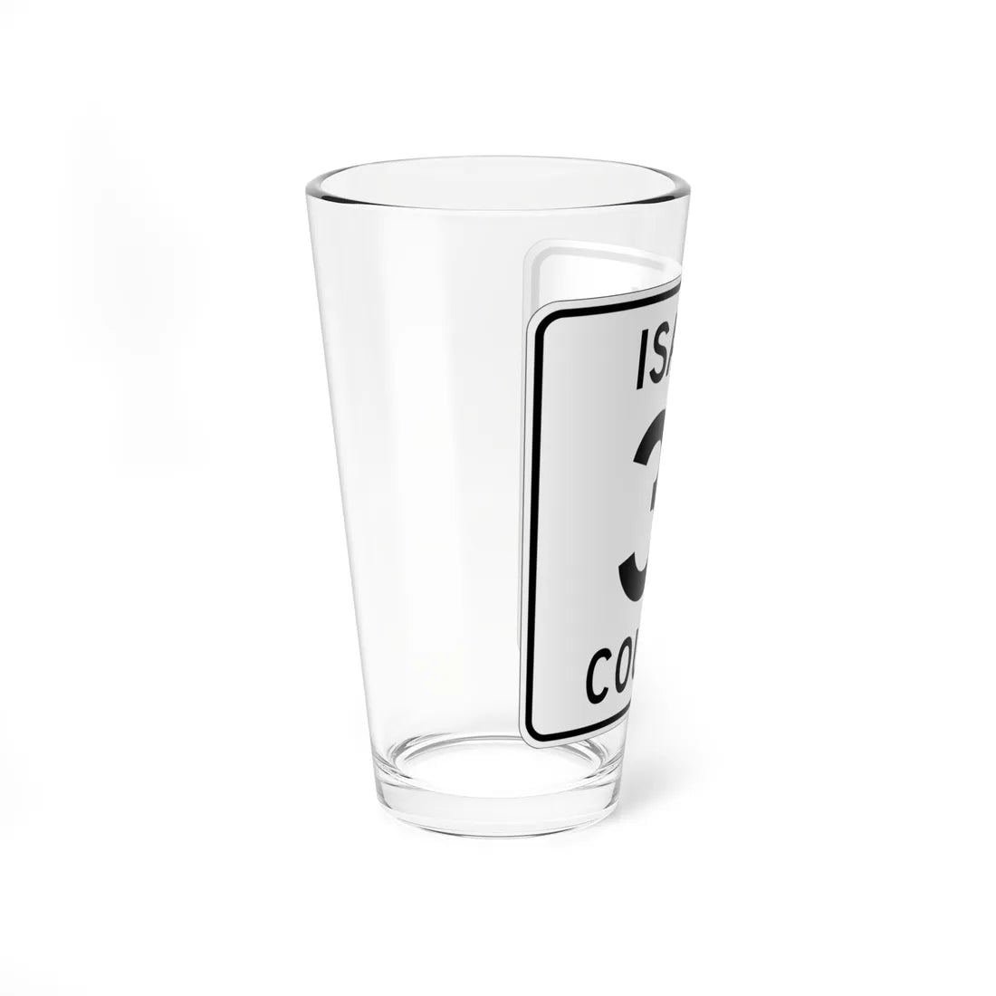 Isanti County 31 MN (Minnesota) (Road Sign) Pint Glass 16oz - Go Mug Yourself