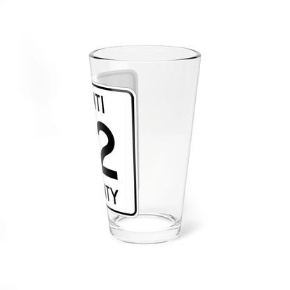 Isanti County 32 MN (Minnesota) (Road Sign) Pint Glass 16oz - Go Mug Yourself
