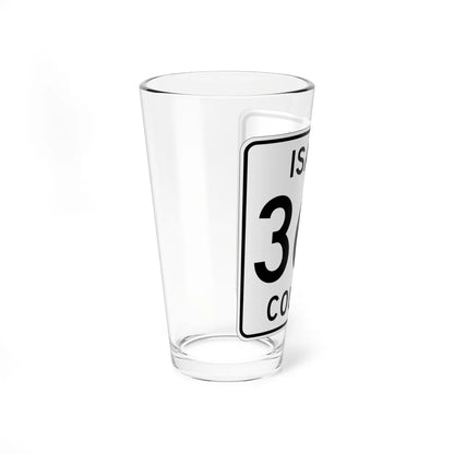 Isanti County 36A MN (Minnesota) (Road Sign) Pint Glass 16oz - Go Mug Yourself