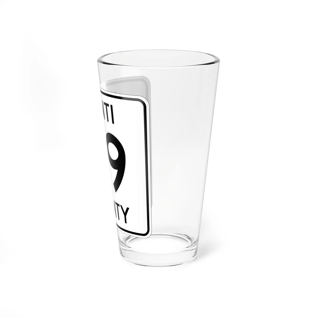 Isanti County 39 MN (Minnesota) (Road Sign) Pint Glass 16oz - Go Mug Yourself