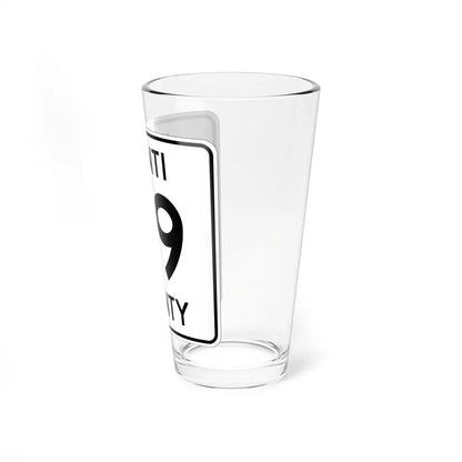 Isanti County 39 MN (Minnesota) (Road Sign) Pint Glass 16oz - Go Mug Yourself