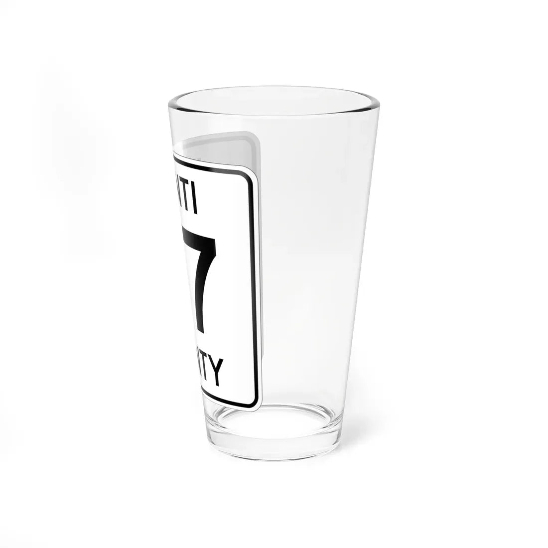 Isanti County 67 MN (Minnesota) (Road Sign) Pint Glass 16oz - Go Mug Yourself