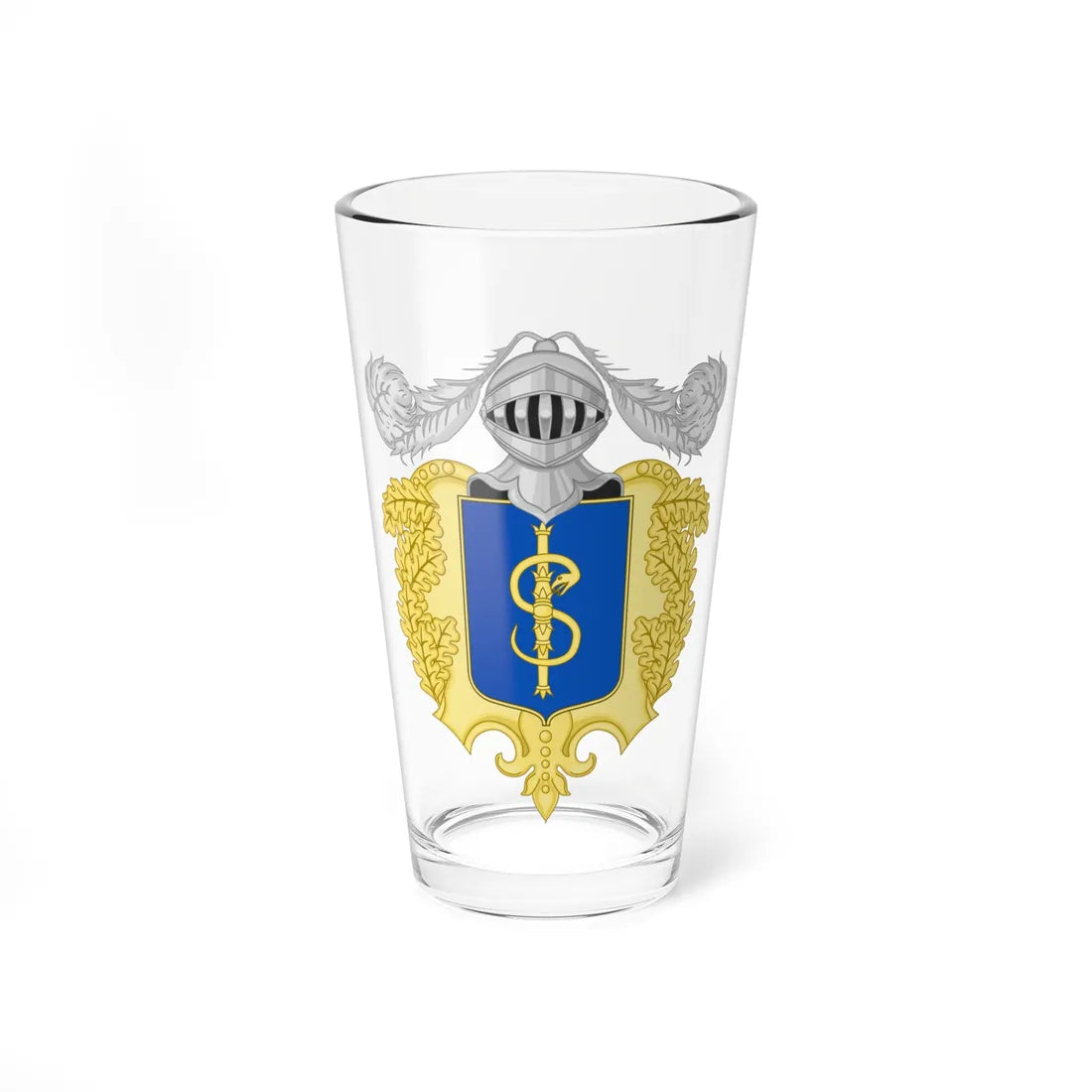 Isernia-Stemma (Italy) (Coat of Arms) Pint Glass 16oz 16oz - Go Mug Yourself