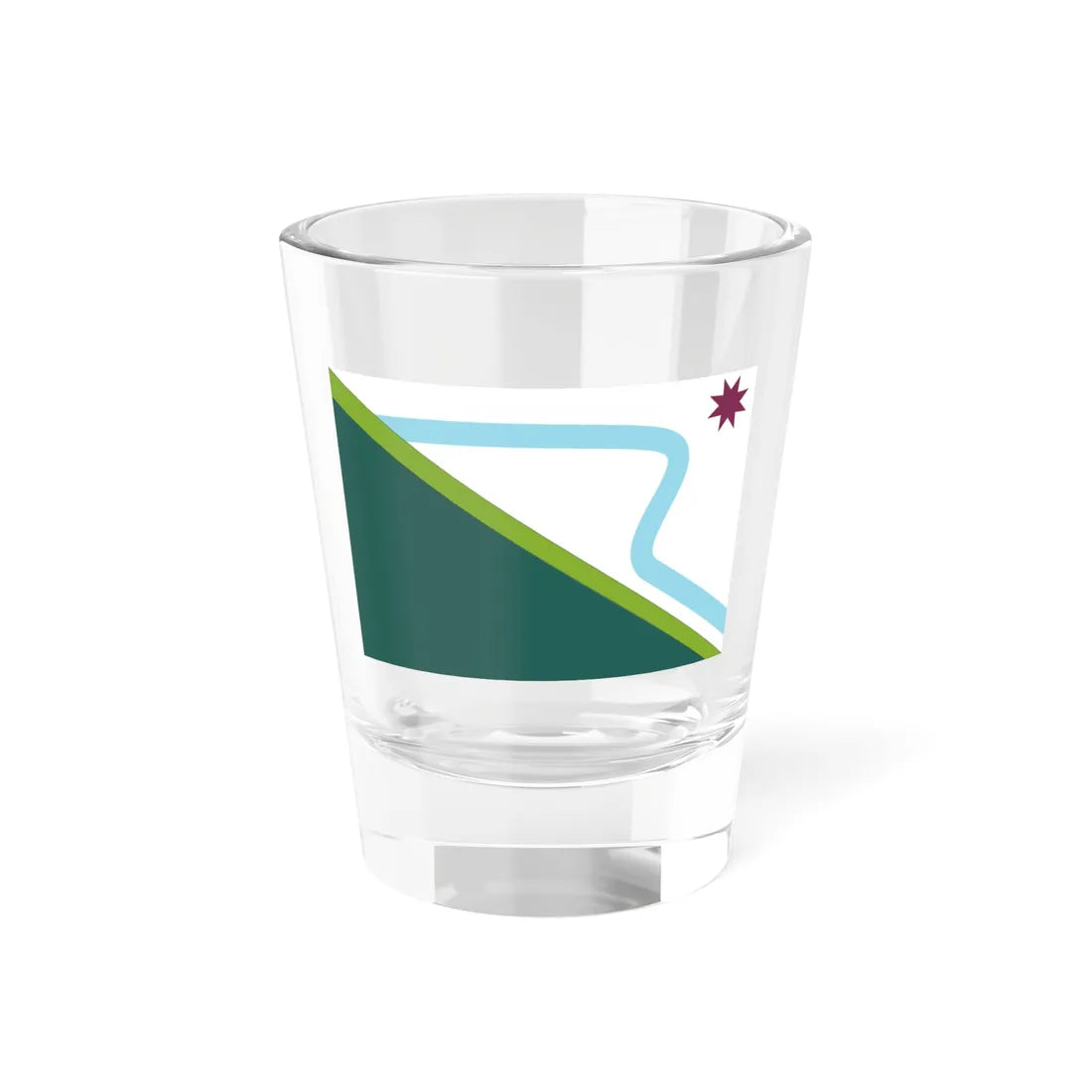Isla de Maipo Flag (Chile) Shot Glass 1.5oz 1.5oz - Go Mug Yourself
