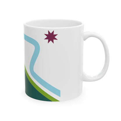 Isla de Maipo Flag (Chile) White Coffee Mug-Go Mug Yourself