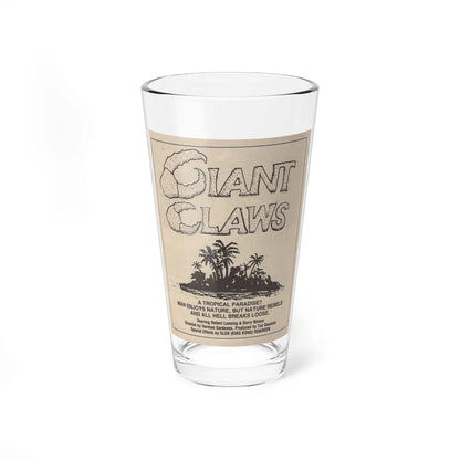 ISLAND CLAWS 1980 Movie Poster - Pint Glass 16oz-16oz-Go Mug Yourself