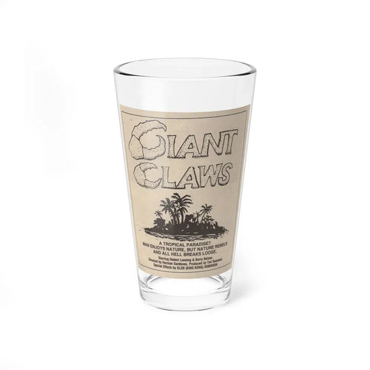 ISLAND CLAWS 1980 Movie Poster - Pint Glass 16oz 16oz - Go Mug Yourself