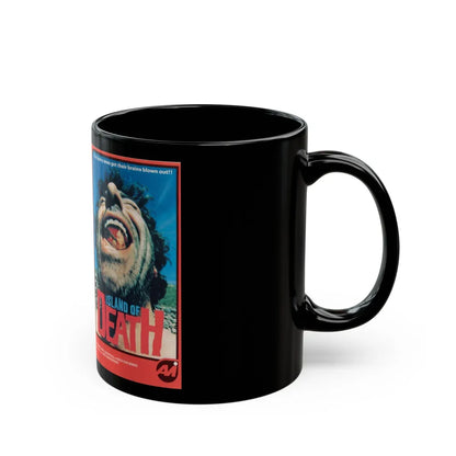 ISLAND OF DEATH (VHS COVER) - Black Coffee Mug-Go Mug Yourself