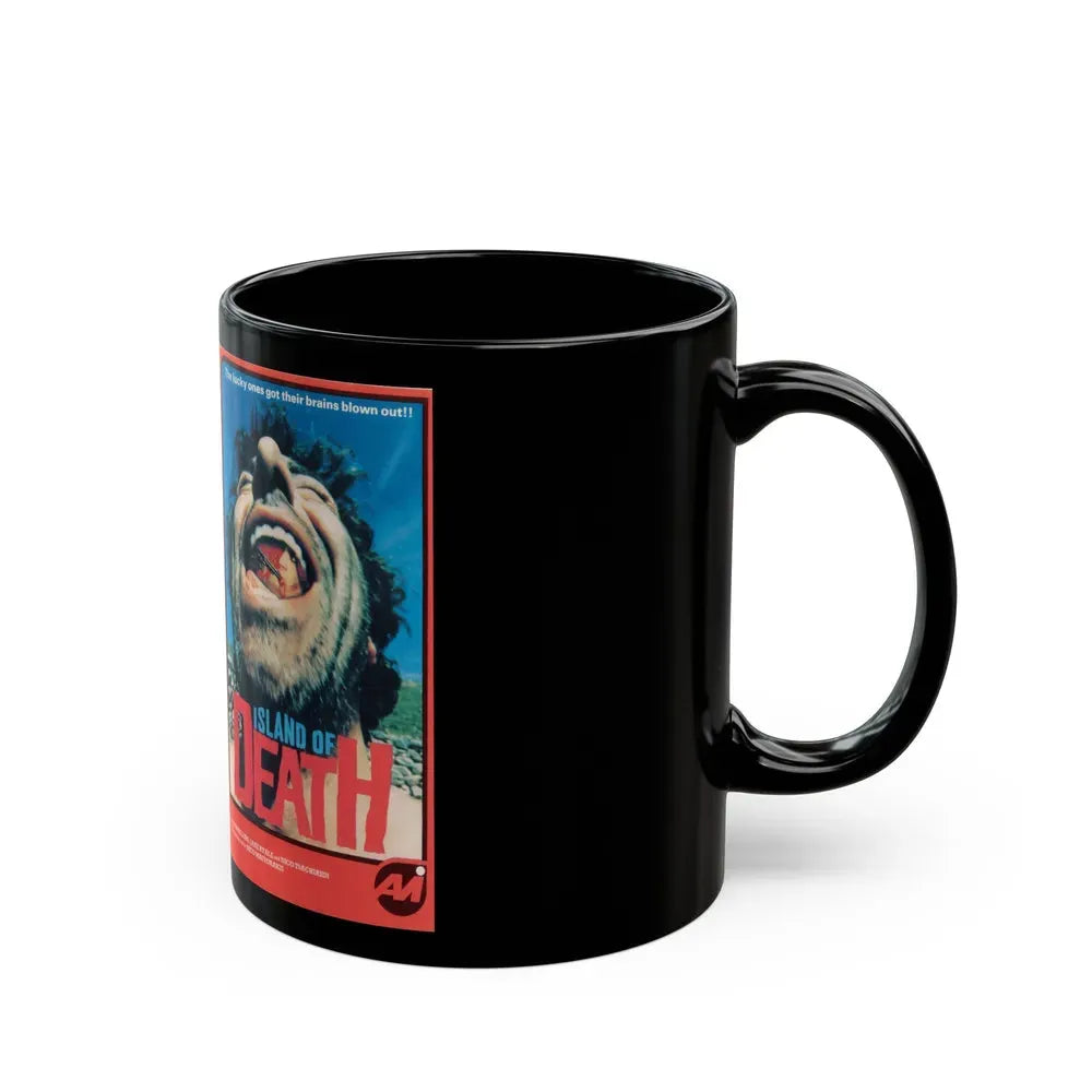 ISLAND OF DEATH (VHS COVER) - Black Coffee Mug - Go Mug Yourself