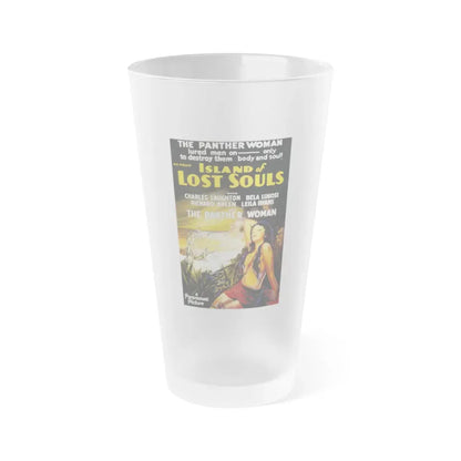 ISLAND OF LOST SOULS 1932 Movie Poster - Frosted Pint Glass 16oz 16oz Frosted - Go Mug Yourself