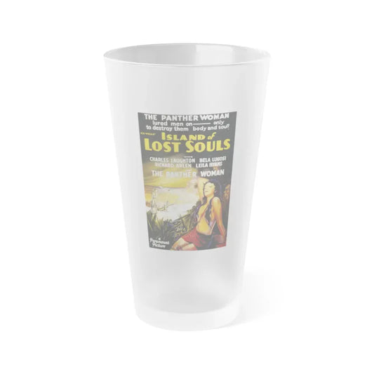 ISLAND OF LOST SOULS 1932 Movie Poster - Frosted Pint Glass 16oz 16oz Frosted - Go Mug Yourself