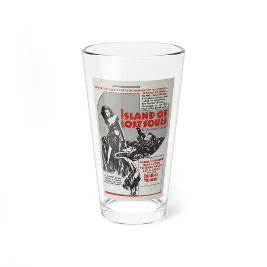 ISLAND OF LOST SOULS (4) 1932 Movie Poster - Pint Glass 16oz 16oz - Go Mug Yourself