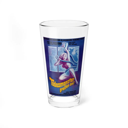 ISLAND OF TERROR (GERMAN) 1966 Movie Poster - Pint Glass 16oz 16oz - Go Mug Yourself