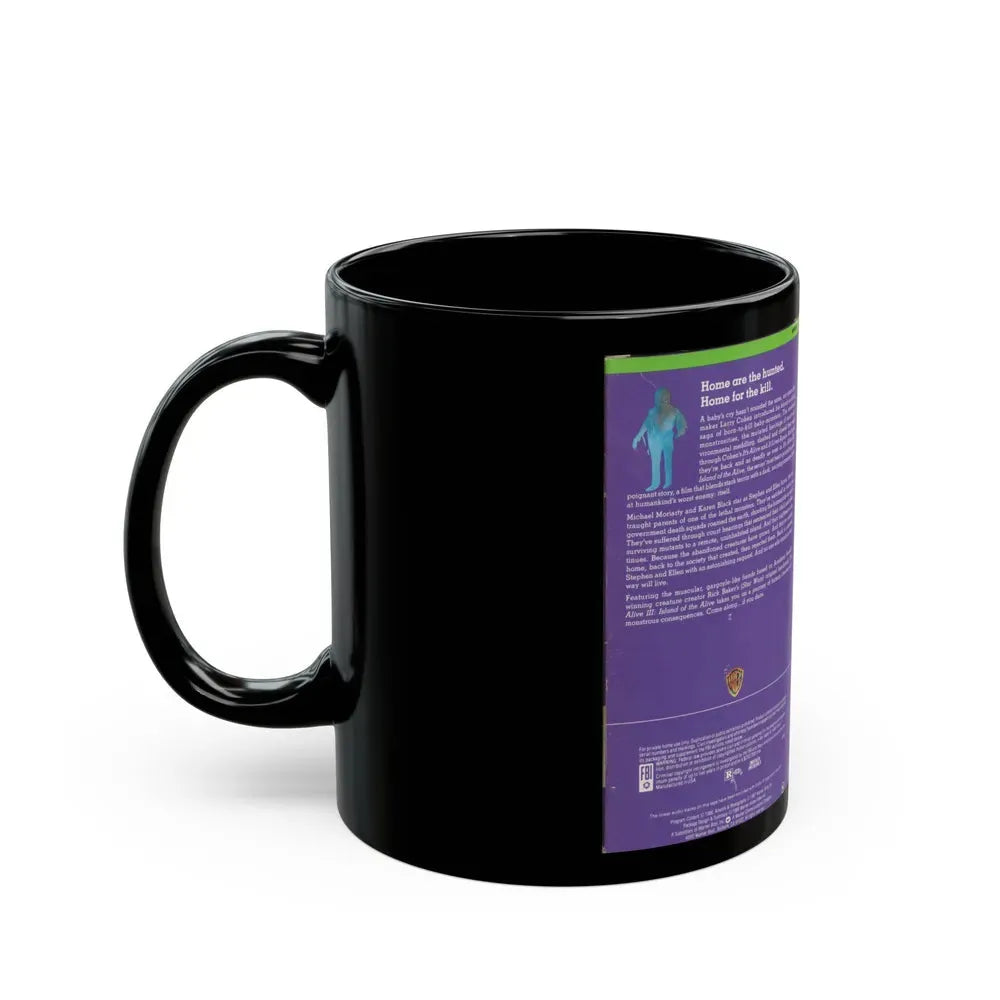 ISLAND OF THE ALIVE (VHS COVER) - Black Coffee Mug - Go Mug Yourself
