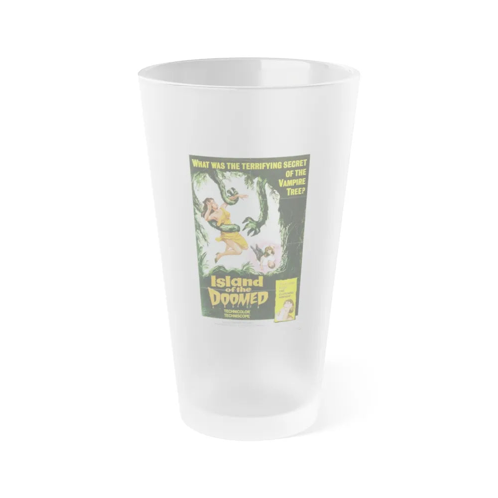 ISLAND OF THE DOOMED 1967 Movie Poster - Frosted Pint Glass 16oz-16oz-Frosted-Go Mug Yourself