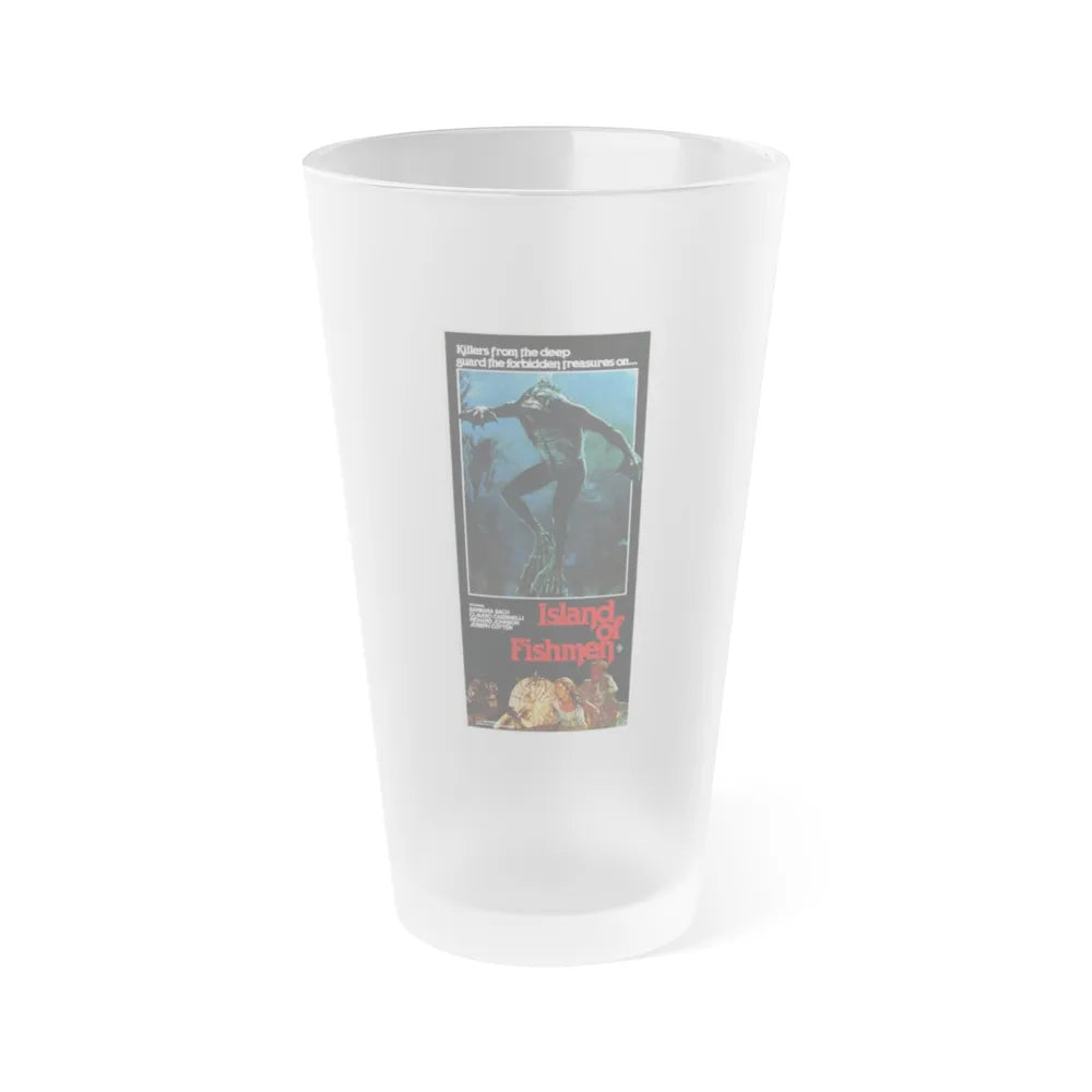 ISLAND OF THE FISHMEN (AUSTRALIAN) 1979 Movie Poster - Frosted Pint Glass 16oz-16oz-Frosted-Go Mug Yourself