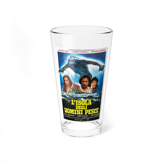 ISLAND OF THE FISHMEN (ITALIAN) 1979 Movie Poster - Pint Glass 16oz-16oz-Go Mug Yourself