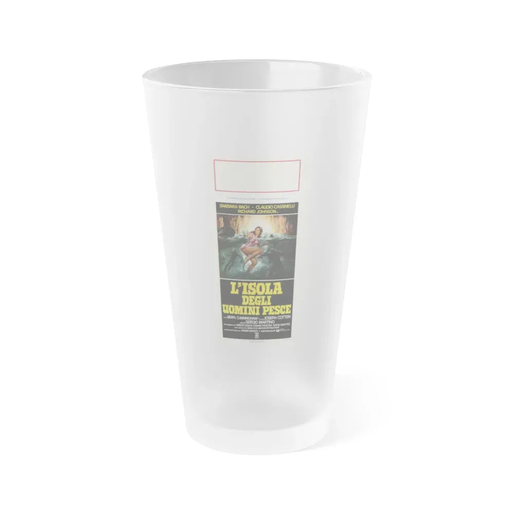 ISLAND OF THE FISHMEN (ITALIAN) 2 1979 Movie Poster - Frosted Pint Glass 16oz 16oz Frosted - Go Mug Yourself