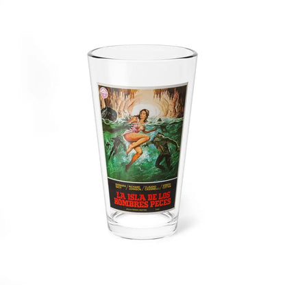 ISLAND OF THE FISHMEN (SPAIN) 1979 Movie Poster - Pint Glass 16oz-16oz-Go Mug Yourself