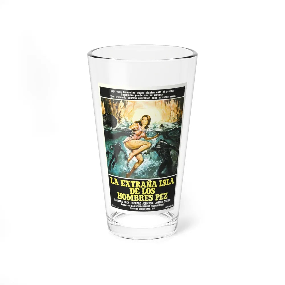 ISLAND OF THE FISHMEN (SPANISH) 1979 Movie Poster - Pint Glass 16oz-16oz-Go Mug Yourself