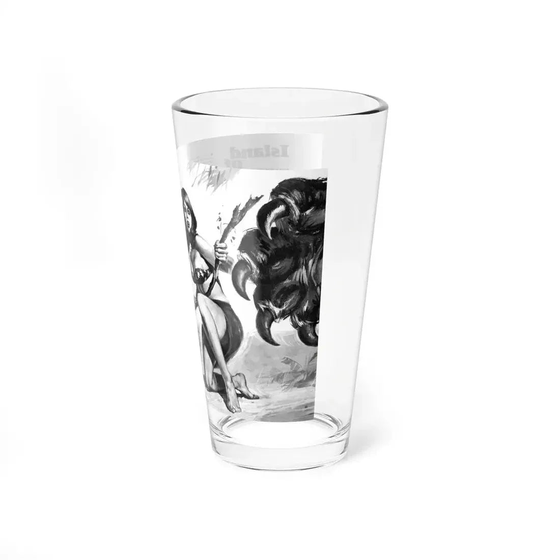 Island of Unsatisfied Women, True Adventures, February 1967 - Pint Glass 16oz - Go Mug Yourself