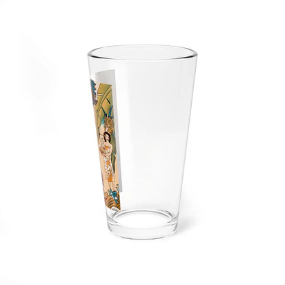 Islanders Carrying Fruit - Pint Glass 16oz-Go Mug Yourself