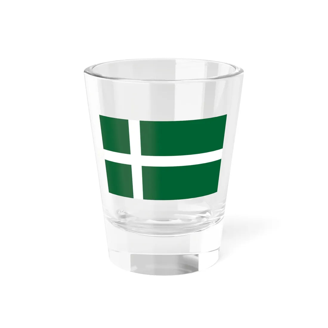 Isle of Barra flag (Scotland) Shot Glass 1.5oz 1.5oz - Go Mug Yourself
