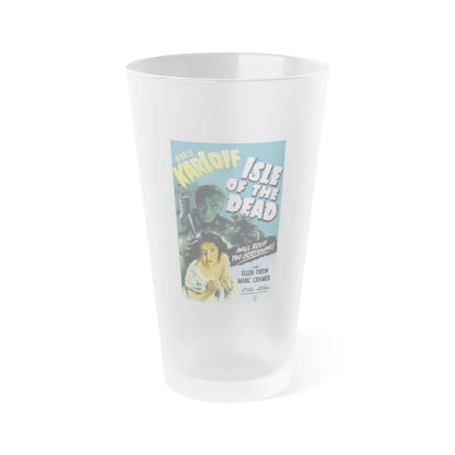 ISLE OF THE DEAD 1945 Movie Poster - Frosted Pint Glass 16oz-16oz-Frosted-Go Mug Yourself