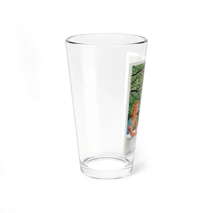 Isn't it wonderful to have a man woo and win you after chasing him for all these years', Esquire, 1954 - Pint Glass 16oz - Go Mug Yourself
