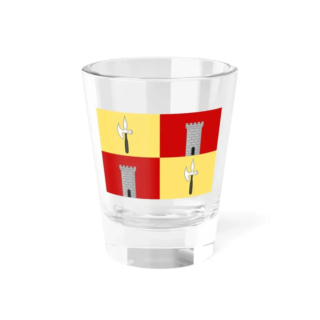 Ispica-Bandiera (Italy) Shot Glass 1.5oz 1.5oz - Go Mug Yourself