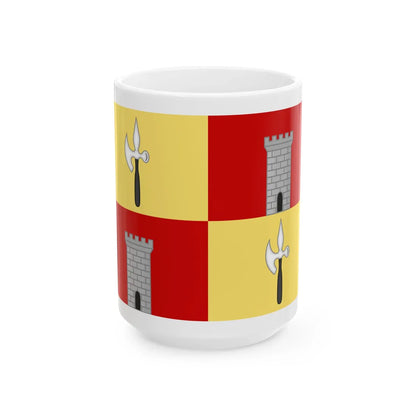 Ispica-Bandiera (Italy) White Coffee Mug 15oz - Go Mug Yourself