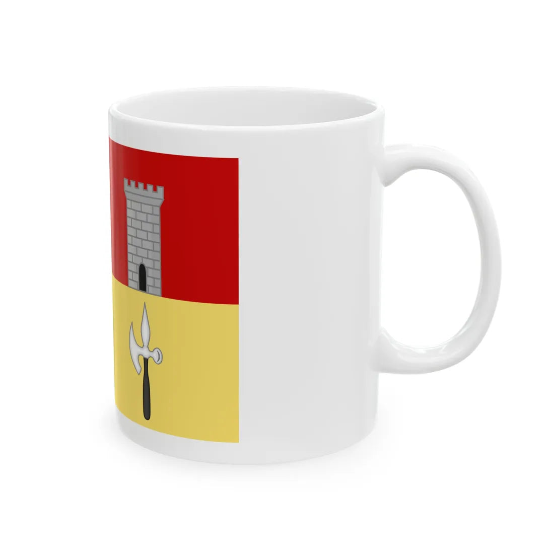 Ispica-Bandiera (Italy) White Coffee Mug - Go Mug Yourself