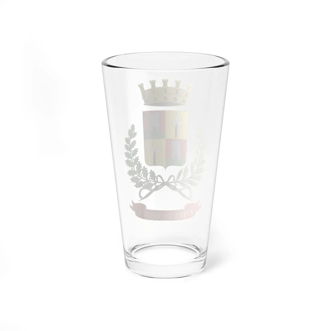 Ispica-Stemma (Italy) (Coat of Arms) Pint Glass 16oz - Go Mug Yourself