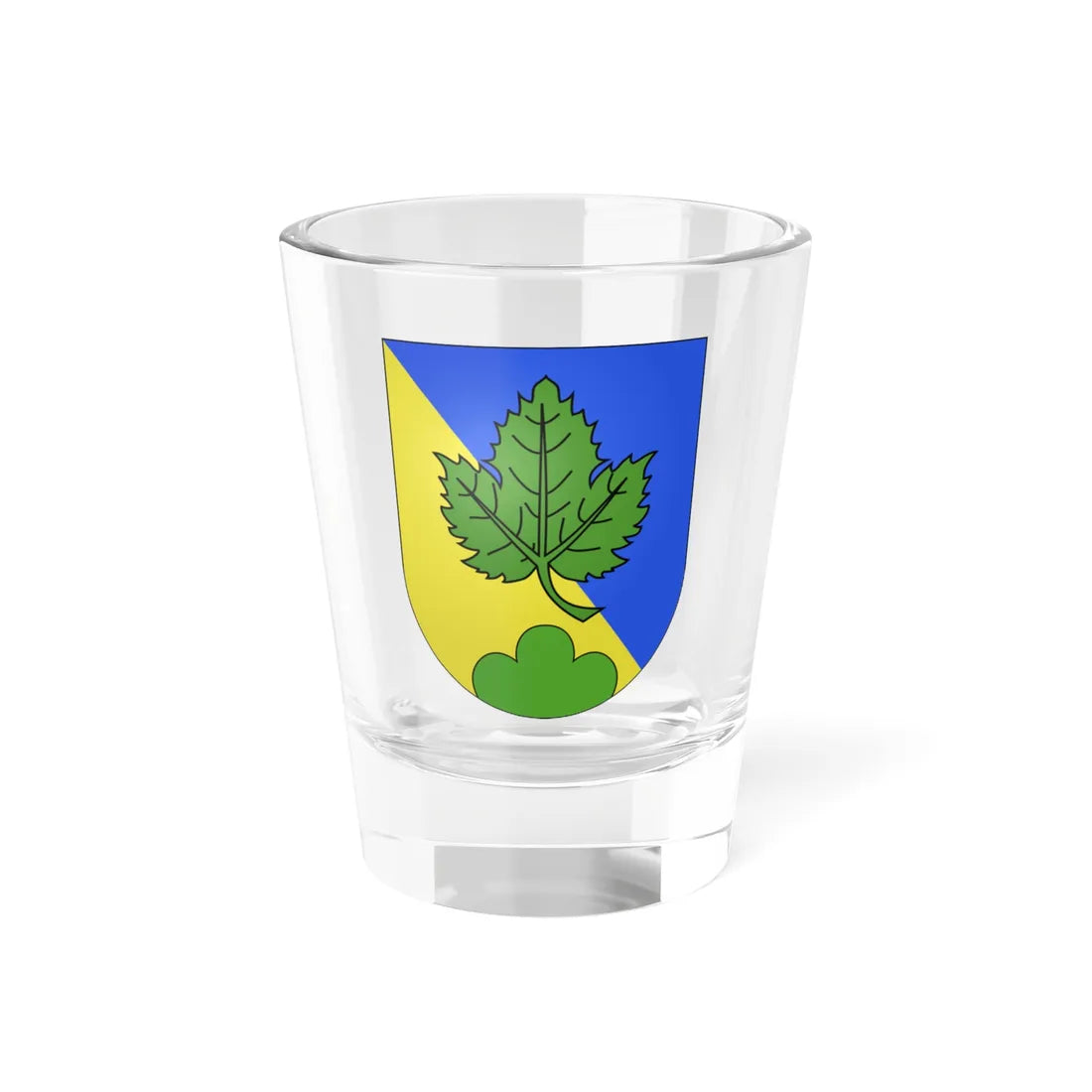 Isérables-coat of arms (Switzerland) (Coat of Arms) Shot Glass 1.5oz 1.5oz - Go Mug Yourself