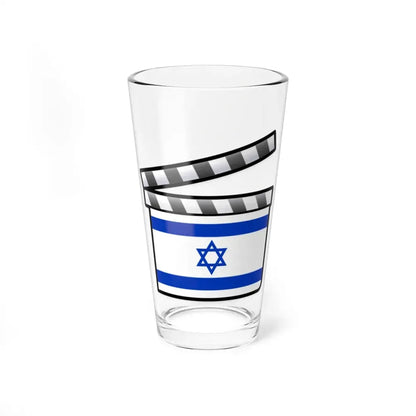 Israel film clapperboard (Israel) Pint Glass 16oz 16oz - Go Mug Yourself