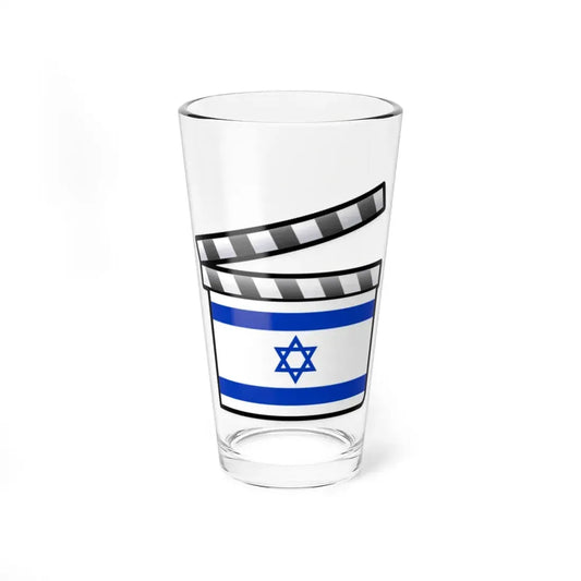 Israel film clapperboard (Israel) Pint Glass 16oz 16oz - Go Mug Yourself