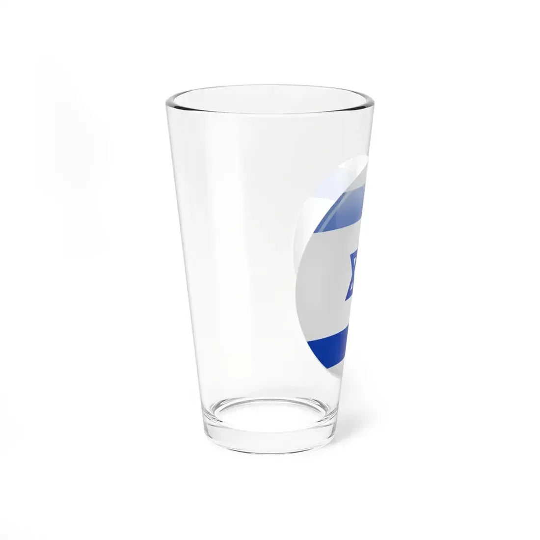 Israel flag icon (Israel) Pint Glass 16oz - Go Mug Yourself