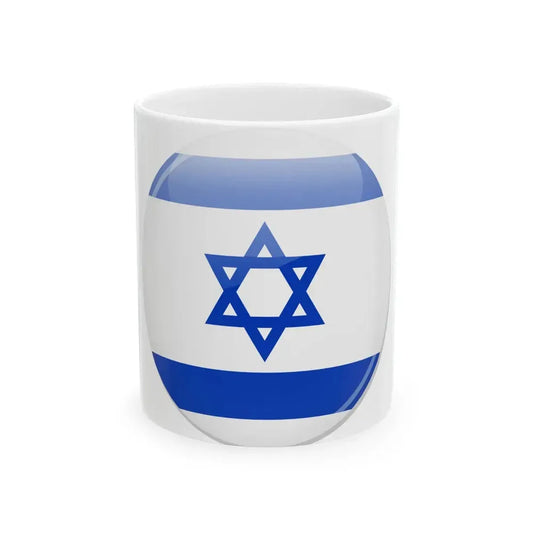 Israel flag icon (Israel) White Coffee Mug 11oz - Go Mug Yourself