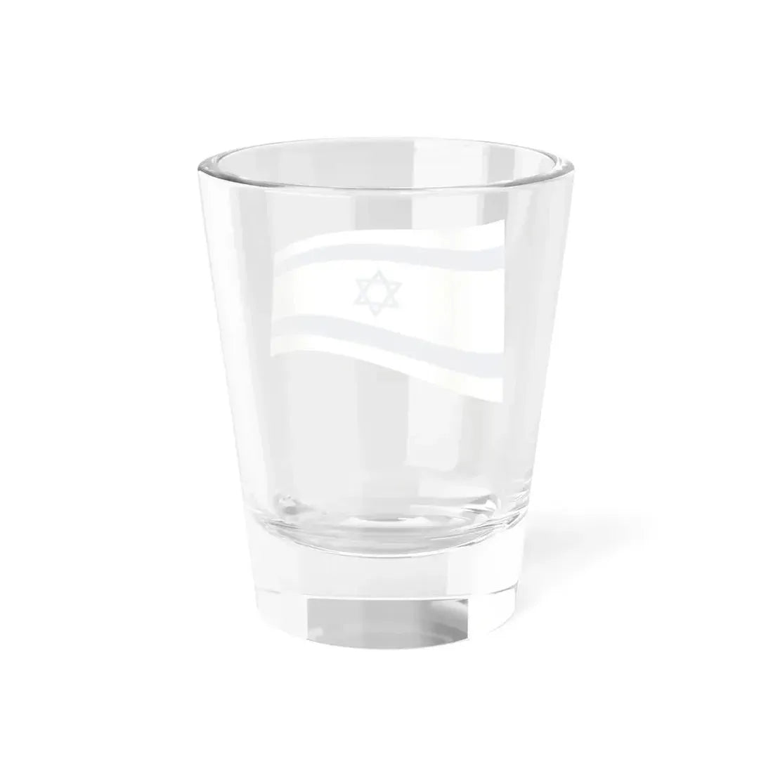 Israel Flag - iconic waving (Israel) Shot Glass 1.5oz - Go Mug Yourself