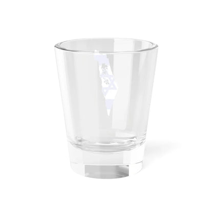 Israel Flag-map including Area C (Israel) Shot Glass 1.5oz - Go Mug Yourself